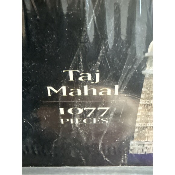 Vintage 1996 New PUZZ 3D Puzzle Taj Mahal Crown of the Palace India 1077 Pieces - Picture 5 of 10